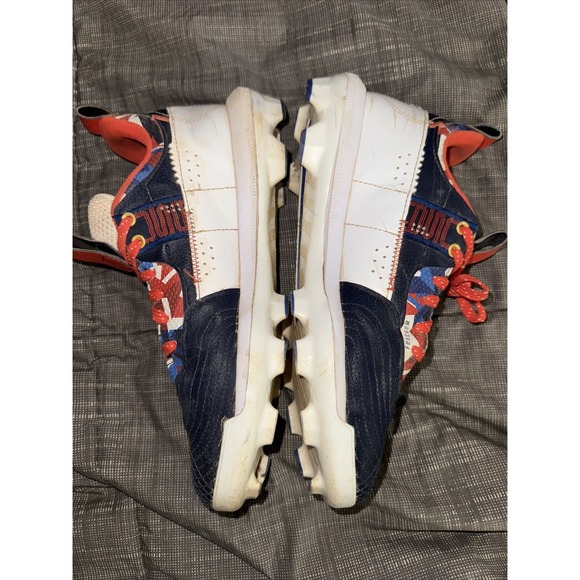 UNDER ARMOUR UA BH Youth Boys Baseball & Cleats 6Y Red White Blue Stars USA - Picture 3 of 8